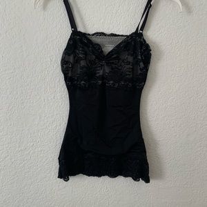Body Tight Cinched Lace Lingerie Top